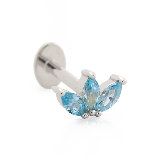 Triple Marquise with Stone