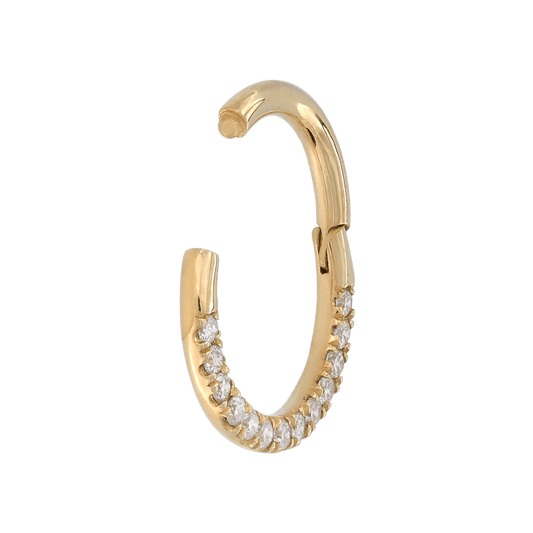 13 Diamond Hinged Ring