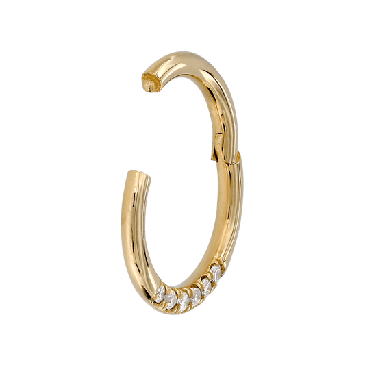 6 Diamond Hinged Ring