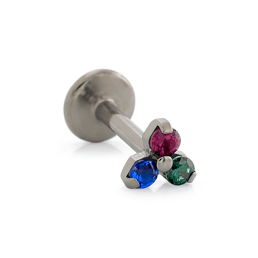 Trinity - Emerald CZ / Sapphire CZ / Ruby CZ