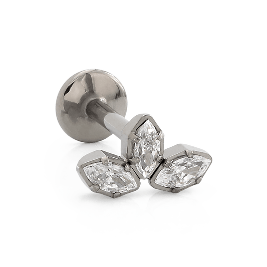 Triple Marquise Fan - Titanium