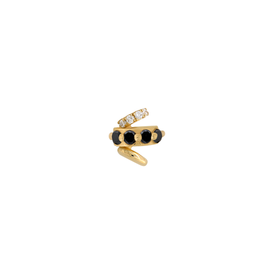 Every Which Way Spinel and White DIA BITTY pin style fashion art body jewelry earring earlobe lip philtrum cartilage nose nostril conch helix tragus gemstones Pupil Hall IRIS PIERCING STUDIOS
