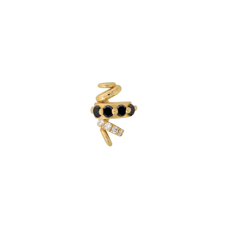 Every Which Way Spinel White DIA pin style fashion art body jewelry earring earlobe lip philtrum cartilage nose nostril conch helix tragus gemstones Pupil Hall IRIS PIERCING STUDIOS