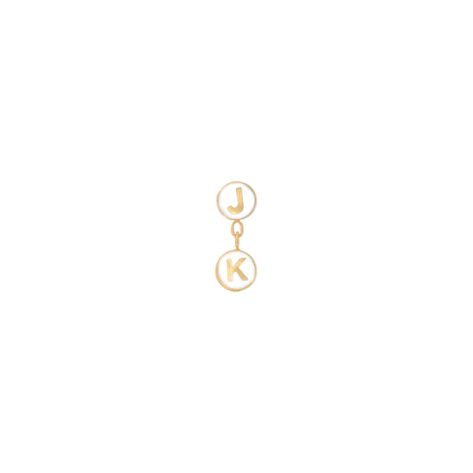 JK white mouthful chain dangle pin end style fashion art body jewelry earring earlobe helix cartilage Pupil Hall IRIS PIERCING STUDIOS