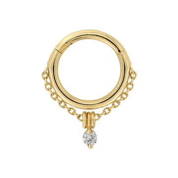 Stoned Chained Easy Ring