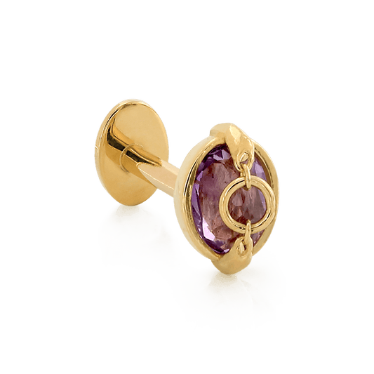 How Dare You Oval - Amethyst