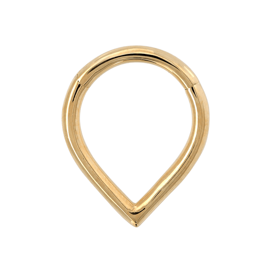 Plain Dropped Hinged Ring