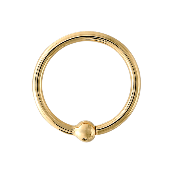 Gold Fixed Bead Ring (FBR)