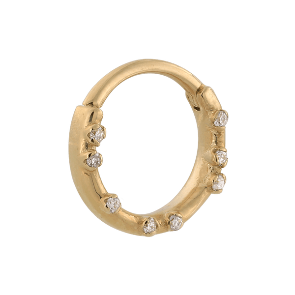 Everythingness Ring Forward Facing - Champagne DIA