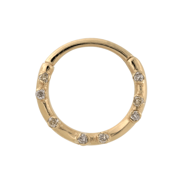 Everythingness Ring Forward Facing - Champagne DIA