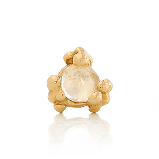 Cleo Beaded - White Topaz