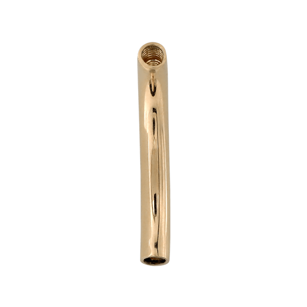 Gold Plain Curved Barbell