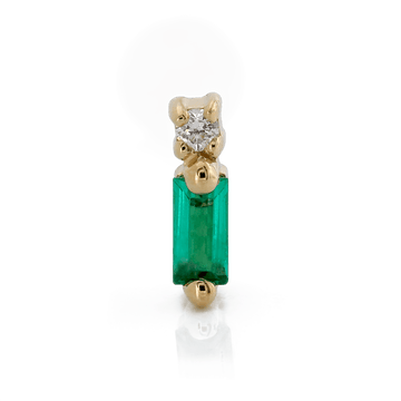 Shooting Baguette Gemstone - Emerald