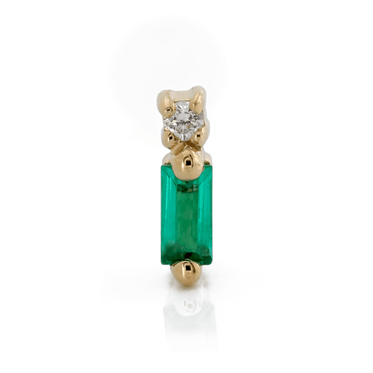Shooting Baguette Gemstone - Emerald