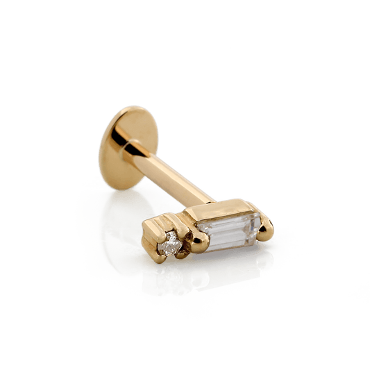 Shooting Baguette Gemstone - Diamond