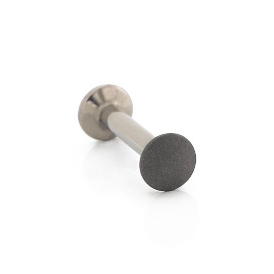 Threadless Textured Disk - Titanium