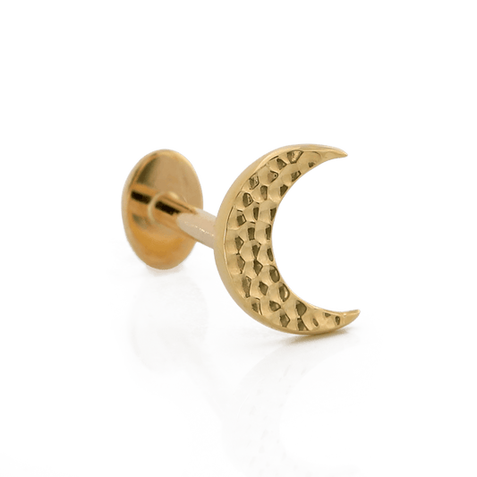 Hammered Crescent Moon