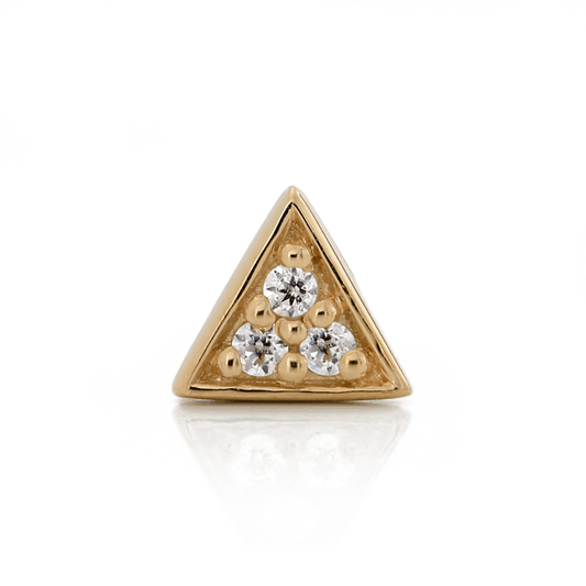 Micro Pave Triangle