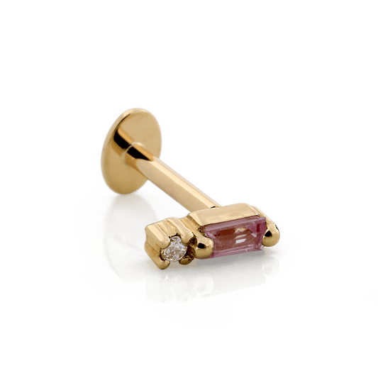 Shooting Baguette Gemstone - Pink Sapphire