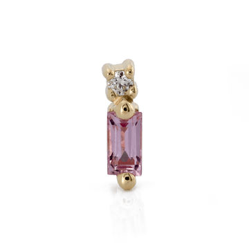 Shooting Baguette Gemstone - Pink Sapphire