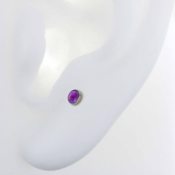Cabochon - Purple Opal