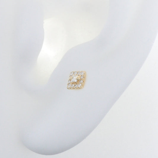 Square with Colored Gemstone - Diamond