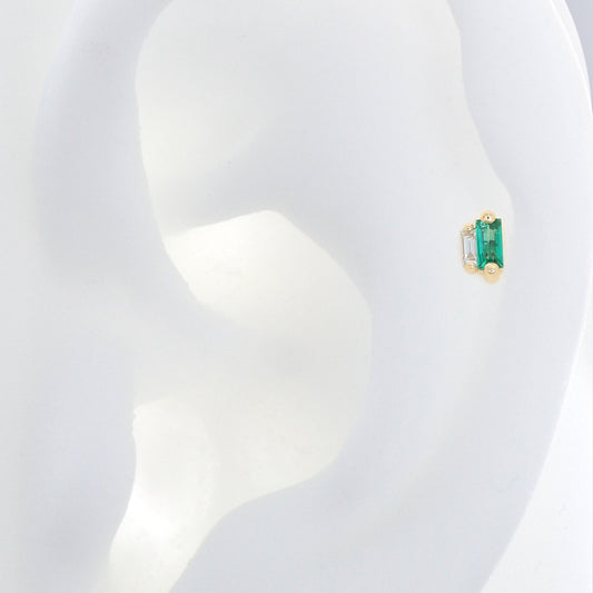 Stepping Baguettes - Emerald