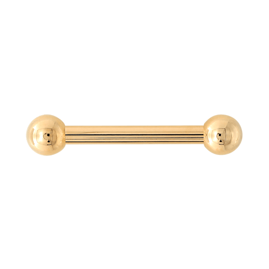 Gold Plain Straight Barbell