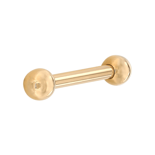 Gold Plain Straight Barbell